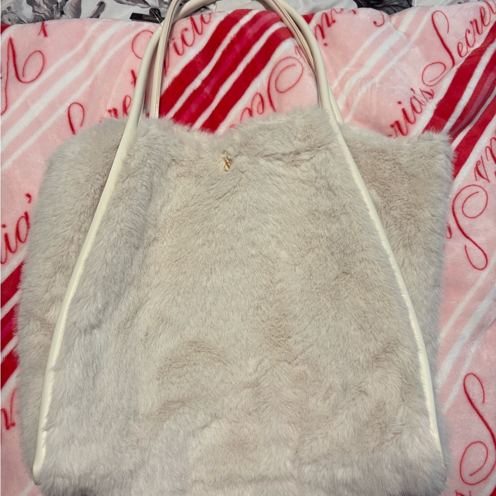Victoria’s Secret Faux Fur Tote Bag - NWT